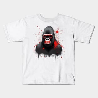 gorilla head Kids T-Shirt